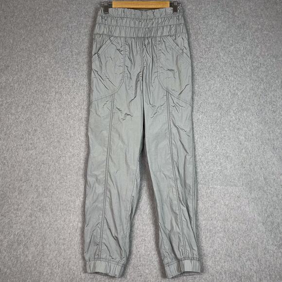Free People Movement Grey Silver The Way Home Joggers Size XS - Picture 1 of 9